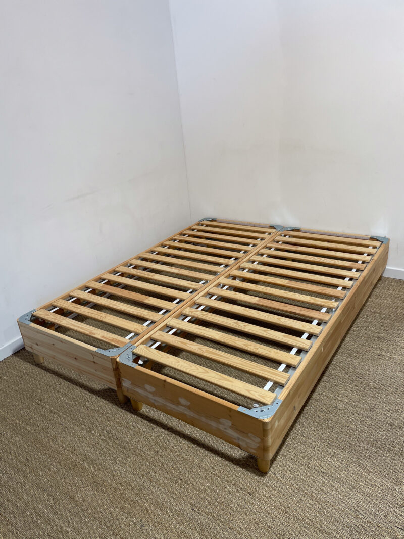 Lot de 2 sommiers tapissier en 80 x 200