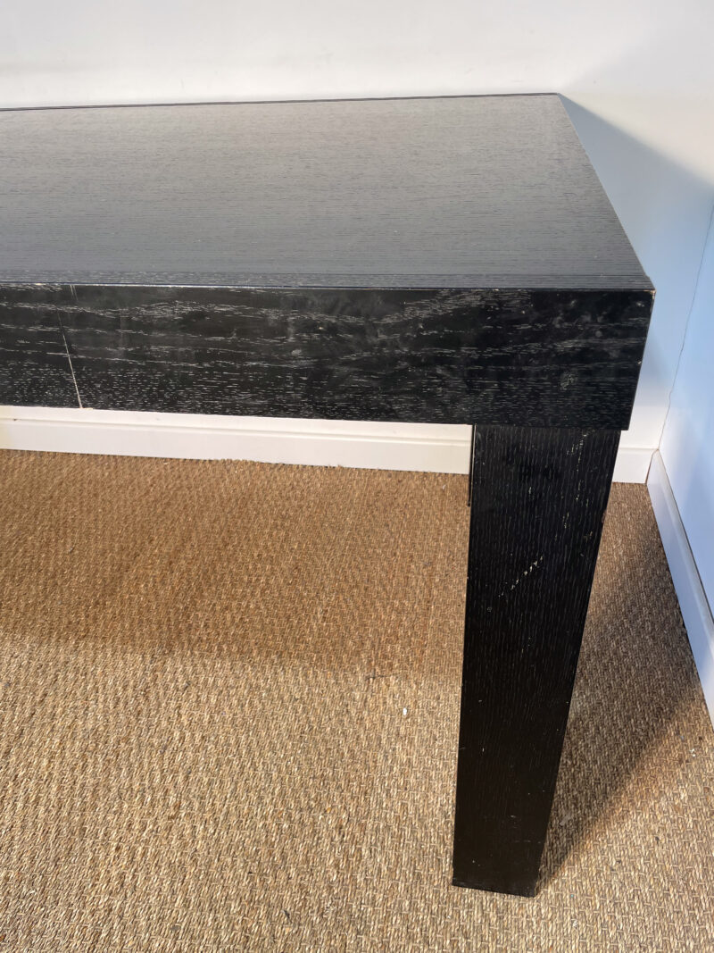 Table noire pieds carrés – Image 4