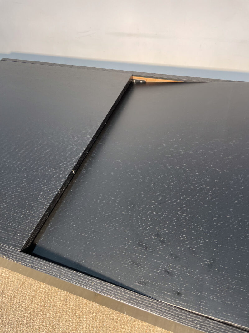 Table noire pieds carrés – Image 6