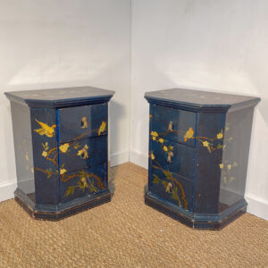 Lot tables de chevet style asiatique