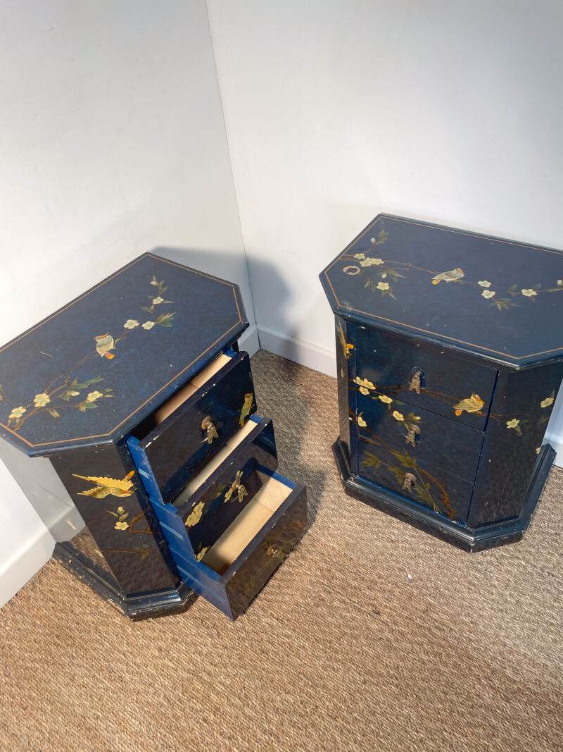 Lot tables de chevet style asiatique – Image 3