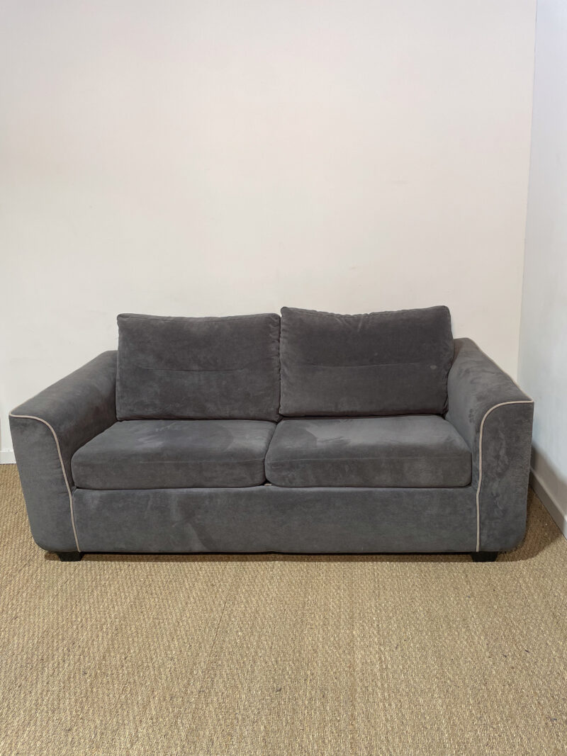 Canapé-lit gris (dépliable) – Image 2