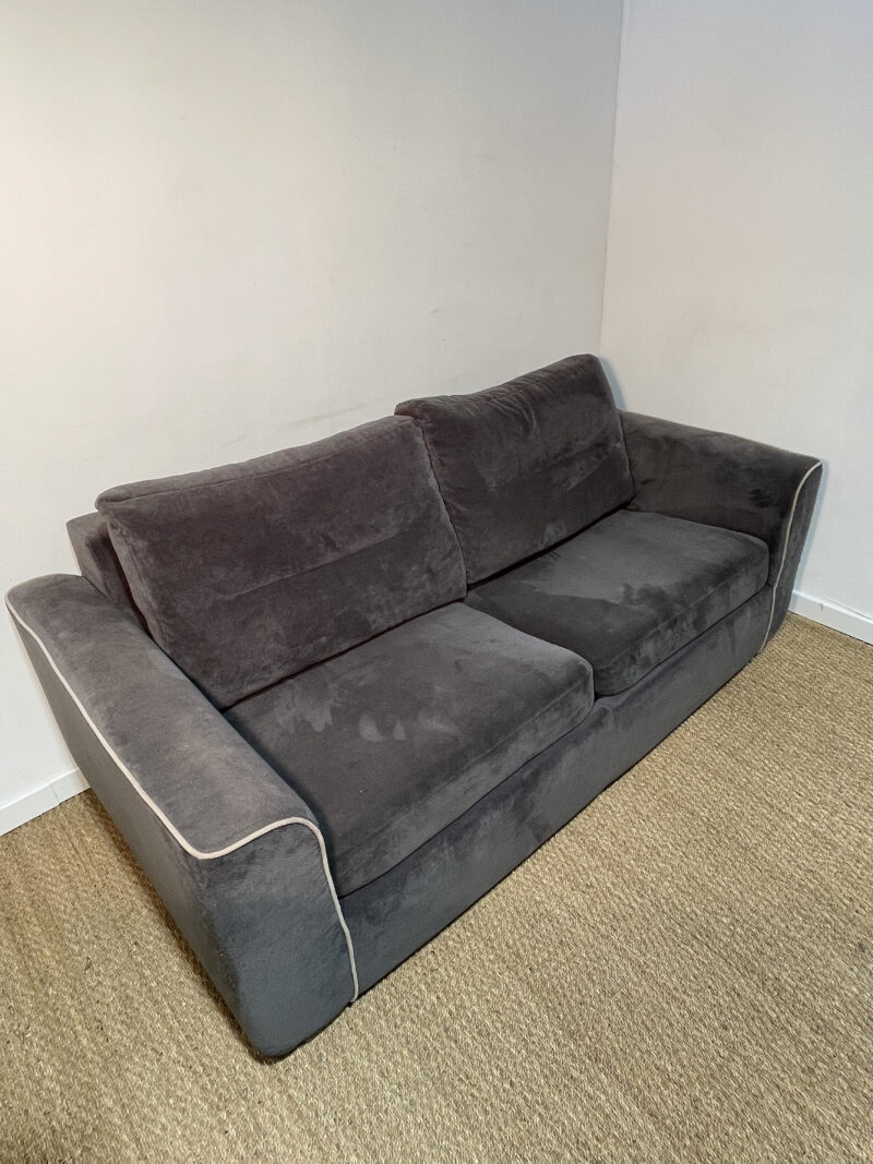 Canapé-lit gris (dépliable) – Image 3