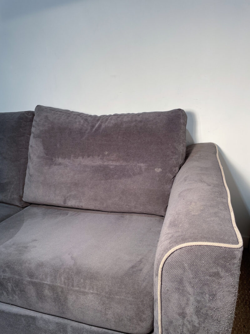 Canapé-lit gris (dépliable) – Image 4