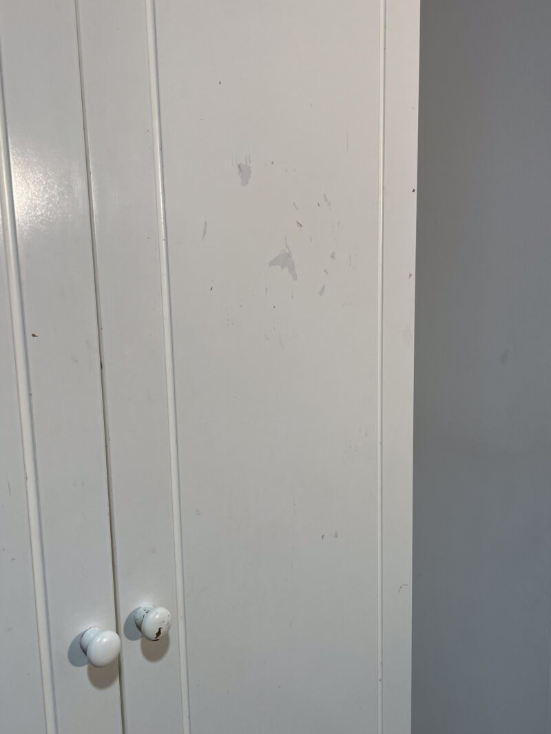 Armoire blanche avec penderie – Image 6