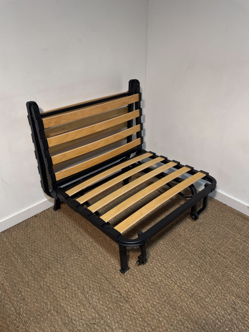 Chauffeuse house en tissu bleu – Image 3