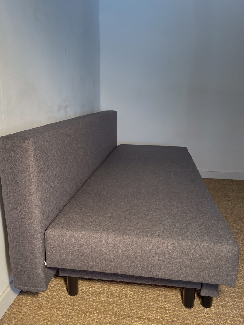 Canapé gris convertible en banquette – Image 4