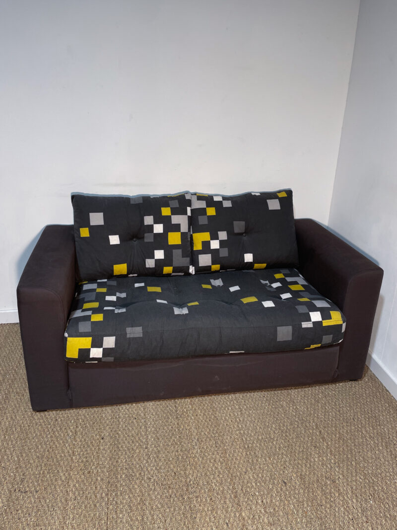 Canapé à carreaux dépliable – Image 3