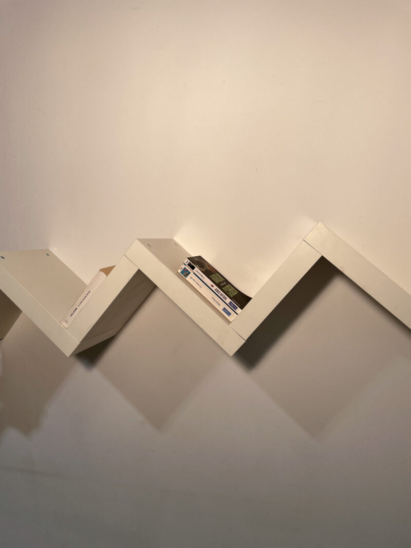 Etagère murale zigzag blanche – Image 5