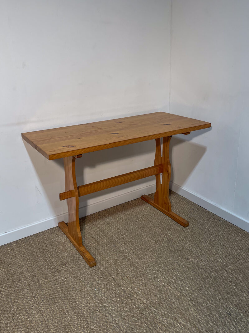 Table/bureau en bois vernis