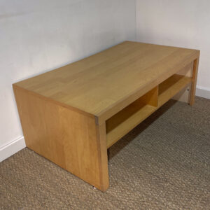 Table basse/meuble TV en bois clair