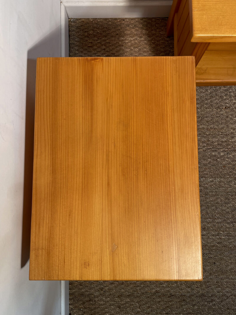 Lot de 2 tables de chevet en pin – Image 3