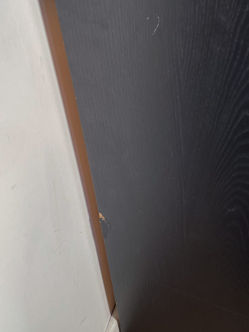 Double commode en bois noir – Image 7