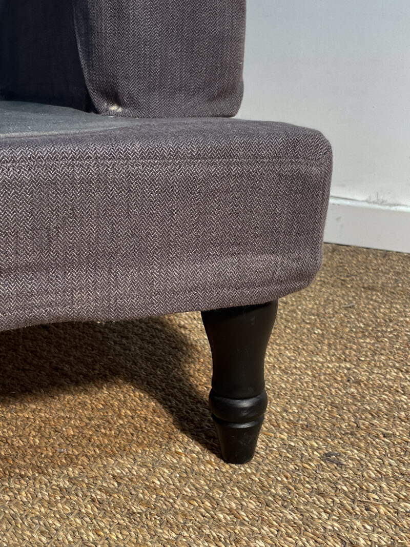 Fauteuil en tissu gris foncé – Image 6