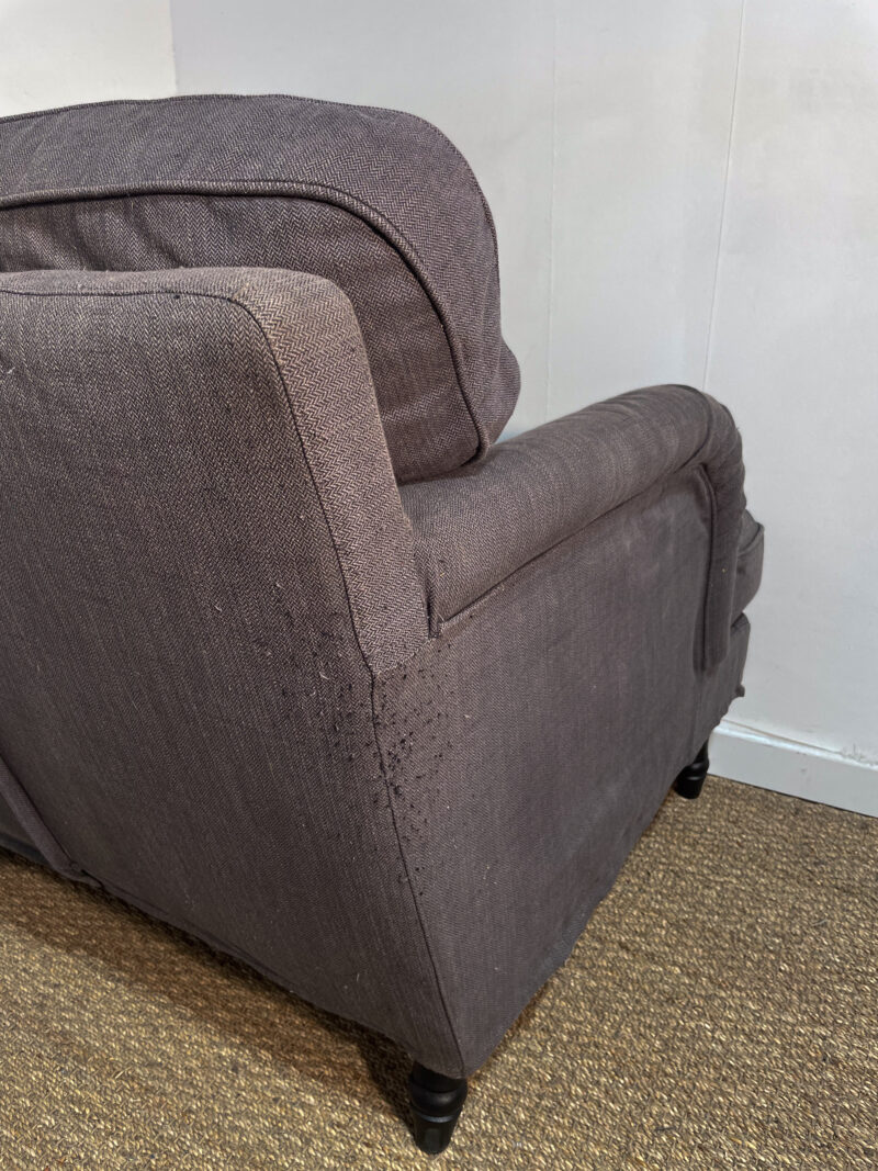 Fauteuil en tissu gris foncé – Image 8