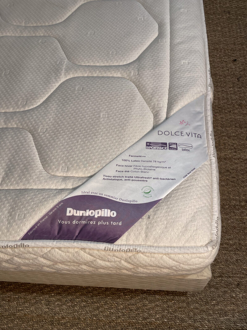 Matelas 140x190 latex Dunlopillo – Image 3