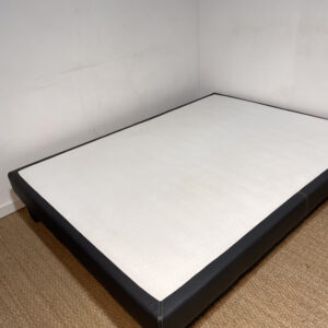 Sommier tapissier 140x190 noir et blanc