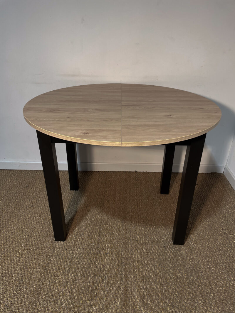 Table ronde à rallonge en bois – Image 2