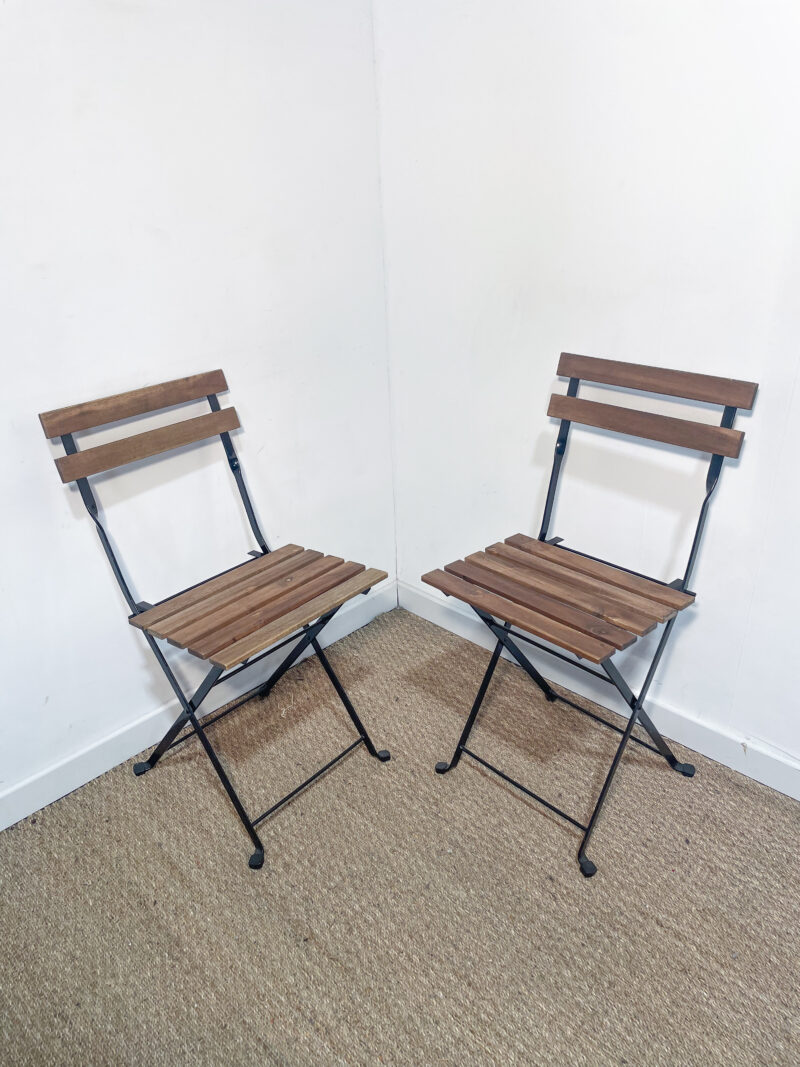 Lot de 2 chaises de jardin/balcon