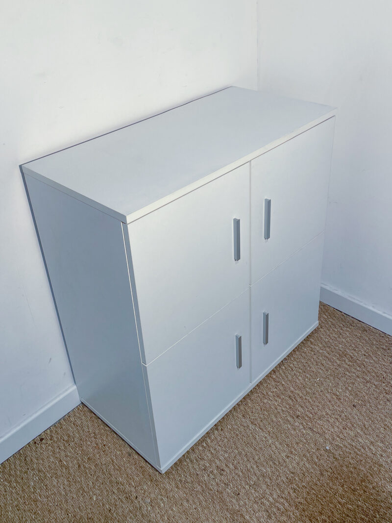 Buffet blanc carré – Image 4
