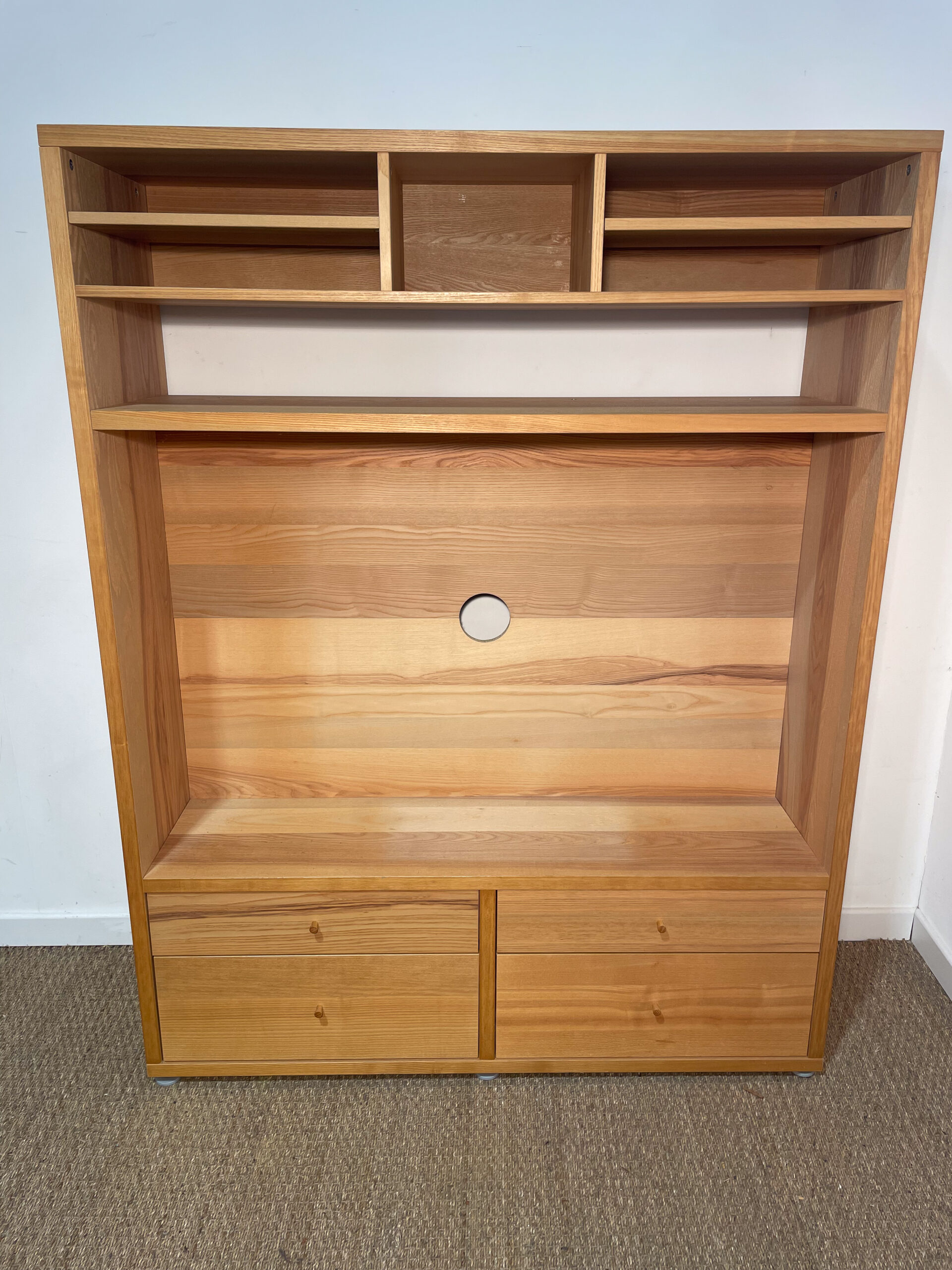 Meuble TV haut en bois – Image 2