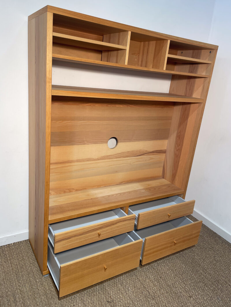 Meuble TV haut en bois – Image 3