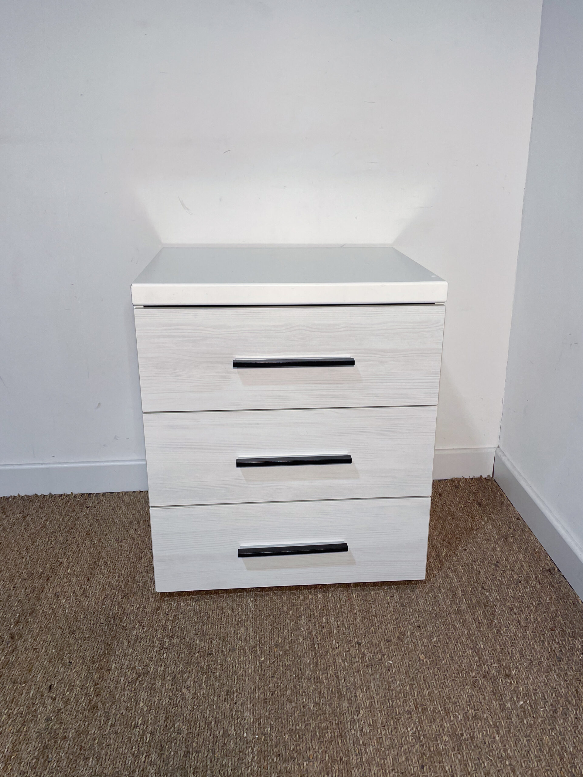 Petite commode blanche/ caisson à tiroirs – Image 2