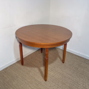 Table ronde à rallonges