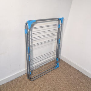 Petit étendoir métallique bleu